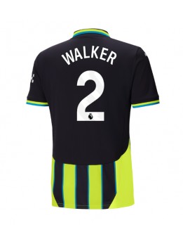 Manchester City Kyle Walker #2 Replika Borta Kläder 2024-25 Kortärmad